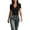 L187-Black, variant on xfsWaSs Polo Shirts for Women Short Sleeve Golf Shirts Collared V Neck Slim Fitted Tops Athletic T-Shirts Trendy Summer Tops