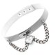 thumbnail image 5 of Minnieouse Punk PU cuero gargantilla cadena colgante corazón collares mujeres niñas gargantilla señora regalo joyería Ropa, zapatos y accesorios Miscelánea Plata Minnieouse PS11278-09, 5 of 6