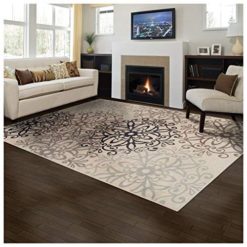 Superior Elegant Leigh Collection Area Rug, 8mm Pile Height with Jute