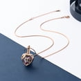 thumbnail image 6 of Heart Urn Locket Cremation Jewelry for Ashes Holder Dolphin Memory Necklace Sea Waves Ash Urn Necklace Memorial Jewelry, 6 of 7