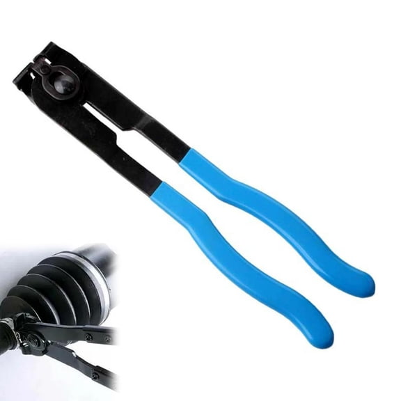 CV Boot Clamp Plier,304 Stainless Steel CV Boot Clamps,Automotive Hose Axle Plier, Dust Cover Clip Removal Pliers Repair Tool,Universal Adjustable Drive Shaft Crimp -R Collar Pliers,for Most Cars