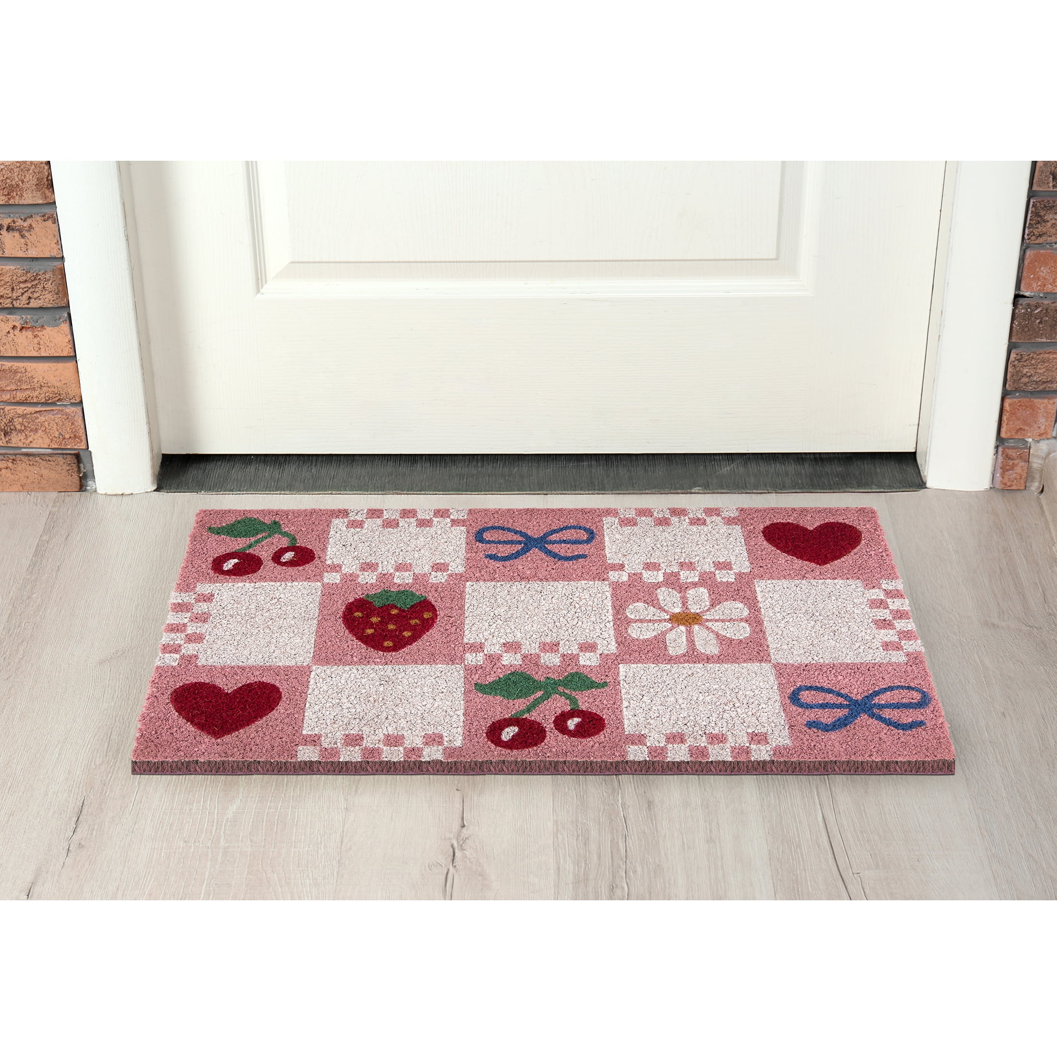 Mainstays Cross Stitch Outdoor Doormat, 18