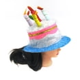 thumbnail image 3 of Funny Novelty Birthday Cake Candles Foam Hat Costume Accessory Party Gag Gift Fun Joke, 3 of 6