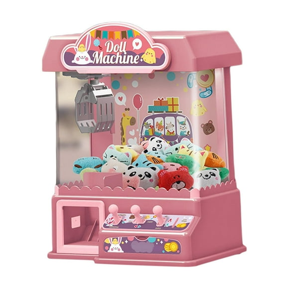 Doll Machine Vending Machine Toy Prize Dispenser Manual Practical Candy Grabber Red