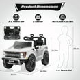 thumbnail image 5 of Ford F150 Raptor 24V Powered Ride on Cars for Kids, Extra large Real 2 Seater Ride on Toys with Remote Control, Bluetooth, LED, Truck Storage, Electric Vehicles Ride on Truck for Boys Girls Gifts, 5 of 8