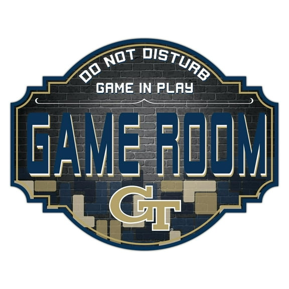 Georgia Tech Yellow Jackets 12'' Game Room Tavern Sign
