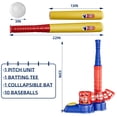 thumbnail image 7 of Tee Ball Set for Kids 3-5, Baseball Tee For Toddlers Includes 10 Balls, Auto Ball Outdoor Toys for Toddlers Age 3-5 Red&Blue, 7 of 7