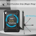 thumbnail image 3 of Fintie Case for iPad Mini 7 (A17 Pro) 2024 / iPad Mini 6 2021 - [Tuatara Magic Ring] 360 Degree Rotating Grip Shockproof Rugged Cover w/Built-in Screen Protector, 3 of 8