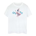 thumbnail image 1 of Frozen II Girls Leaf Jump Olaf Cotton T-Shirt, 1 of 2