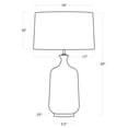 thumbnail image 2 of Regina Andrew 13-1267 Glace 29" Tall Buffet Table Lamp - White, 2 of 5