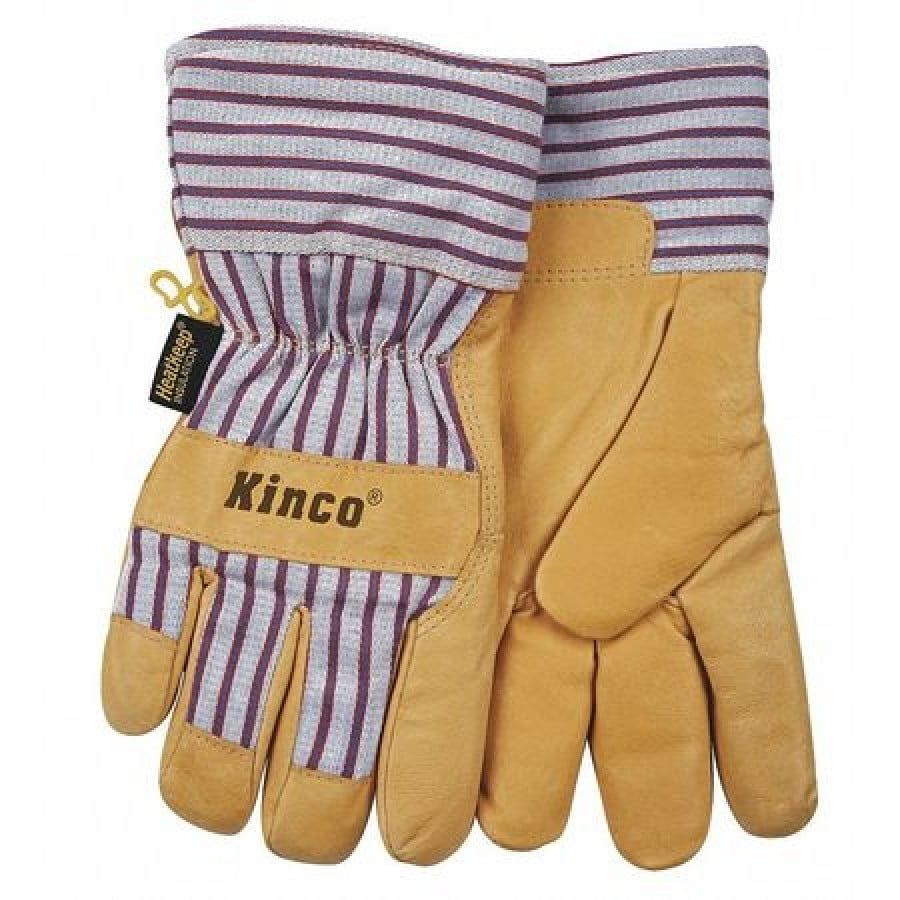 Kinco International 1927XL Work Gloves, Grain Pigskin Palm, Material