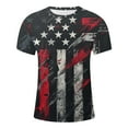 thumbnail image 4 of Vetsdori Mens Casual Shirts Patriotic Pullover Short Sleeve Round Neck Fitness Dry fit Travel Graphics T-Shirts for Men Workout, 4 of 5