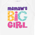 thumbnail image 4 of Inktastic Memaw Big Girl Girls Baby Bodysuit, 4 of 5