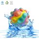 thumbnail image 3 of 2 Pcs Pop Stress Balls Fidget Toys, 3d Silicone Squeeze Bubbles Balls, Stress Relief Sensory Fidget Toys Gift Prizes For Kids Adults Party Favorsb, 3 of 5