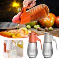 thumbnail image 1 of Dispensador Aceite de Oliva Automático, Contenedor de Condimentos Impermeable, Botella Sin Derrame, tapa de seguridad, Mango Antideslizante, para Cocina, Acero Inoxidable, para Bares, Restaurantes,, 1 of 8