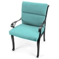 thumbnail image 3 of Jordan Manufacturing 44" x 22" Rectangular Outdoor Chair Cushion with Ties and Hanger Loop, 3 of 14