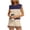 Khaki, variant on CHUMUD Formal Two Piece Sets for Women Summer Outfits Lounge Sets Sleeveless Crew Neck Floral Tank Tops Shorts with Pockets Casual Business Office Work