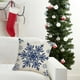thumbnail image 4 of Fundas de Cojín Navideñas de 45X45 Cm con Estampado de Copos de Nieve y Ciervos En Rojo y Blanco. Fundas Decorativas para Cojines Decorativos Del Hogar, Sofá, Cama o Coche., 4 of 6