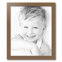 ArtToFrames 20x24 Inch Honey Picture Frame, This Brown Wood Poster Frame is Great for Your Art or Photos, Comes with 060 Plexi Glass (4459)