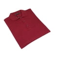 thumbnail image 6 of Mens PRINCELY Soft Merinos Wool Sweater Knits Lightweight Polo 1011-40 Cranberry, 6 of 8