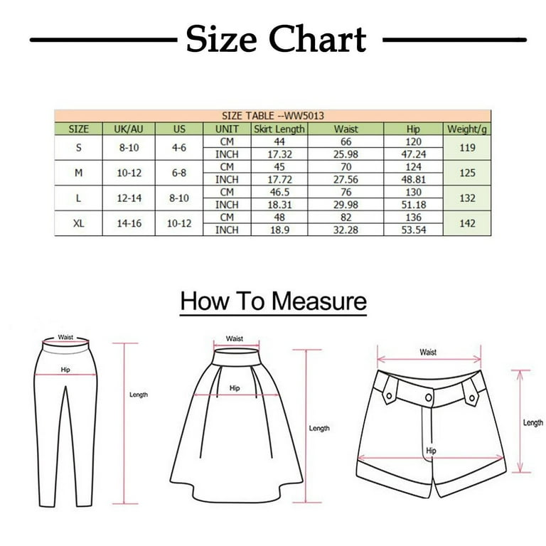 Cotton on skirt size chart sales