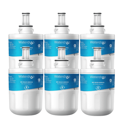 

6 Pack Waterdrop DA29-00003G Replacement for Samsung Aqua-Pure Plus DA29-00003G DA29-00003B DA29-00003A HAFCU1 Refrigerator Water Filter