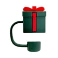 thumbnail image 2 of Clearance Under $0.66! Christmas Straw Toppers 6-Pack, 10mm Cup Cap Covers for Tumblers, Festive Silicone Drink Accessories for Party, 2 of 5