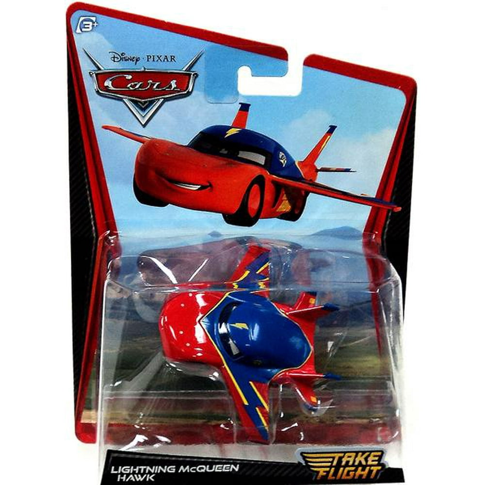 Disney Cars Take Flight Lightning McQueen Hawk 155 Diecast Car