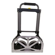 Magna Cart Elite Folding Aluminum Hand Truck, 200 Pound Capacity, Silver