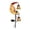 Multicolor, variant on Christmas Solar Garden Stake Light, Santa Snowman Moon LED Outdoor Pathway Light, 33.5 Inch Waterproof Yard Lawn Garden Decor, Warm White Holiday Landscape Light for Patio Front Yard