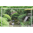 thumbnail image 6 of TheEshow Chain Link Walk Gate Kit, Round Corner Frame Design, Heavy-Duty Galvanized Steel Metal Mesh, Adjustable 3.8FT, 6 of 6