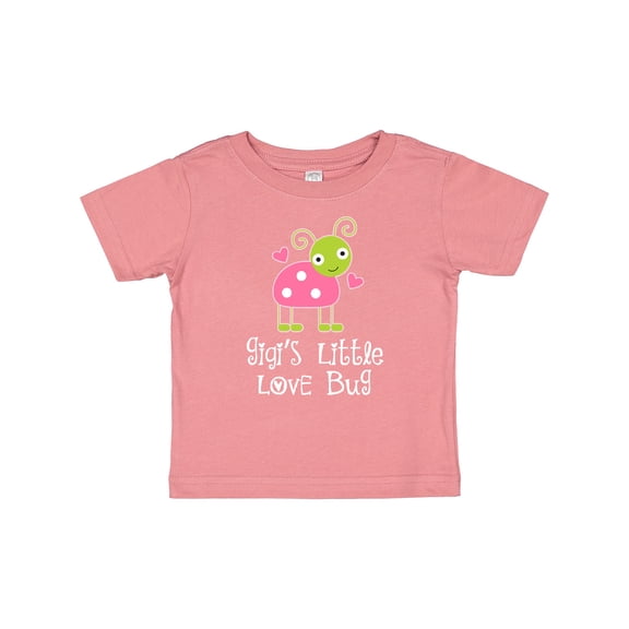 Inktastic Gigi Valentines Day Grandchild Ladybug Girls Baby T-Shirt