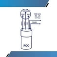 thumbnail image 4 of RCO in 1 Compressor Hard Start Capacitor Kit for Refrigerators & Freezers 1/ H.P. 115VAC, 4 of 5