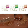 6Pcs/Set Copper Alloy Acoustic Guitar Strings Parts Full Size 1048 11