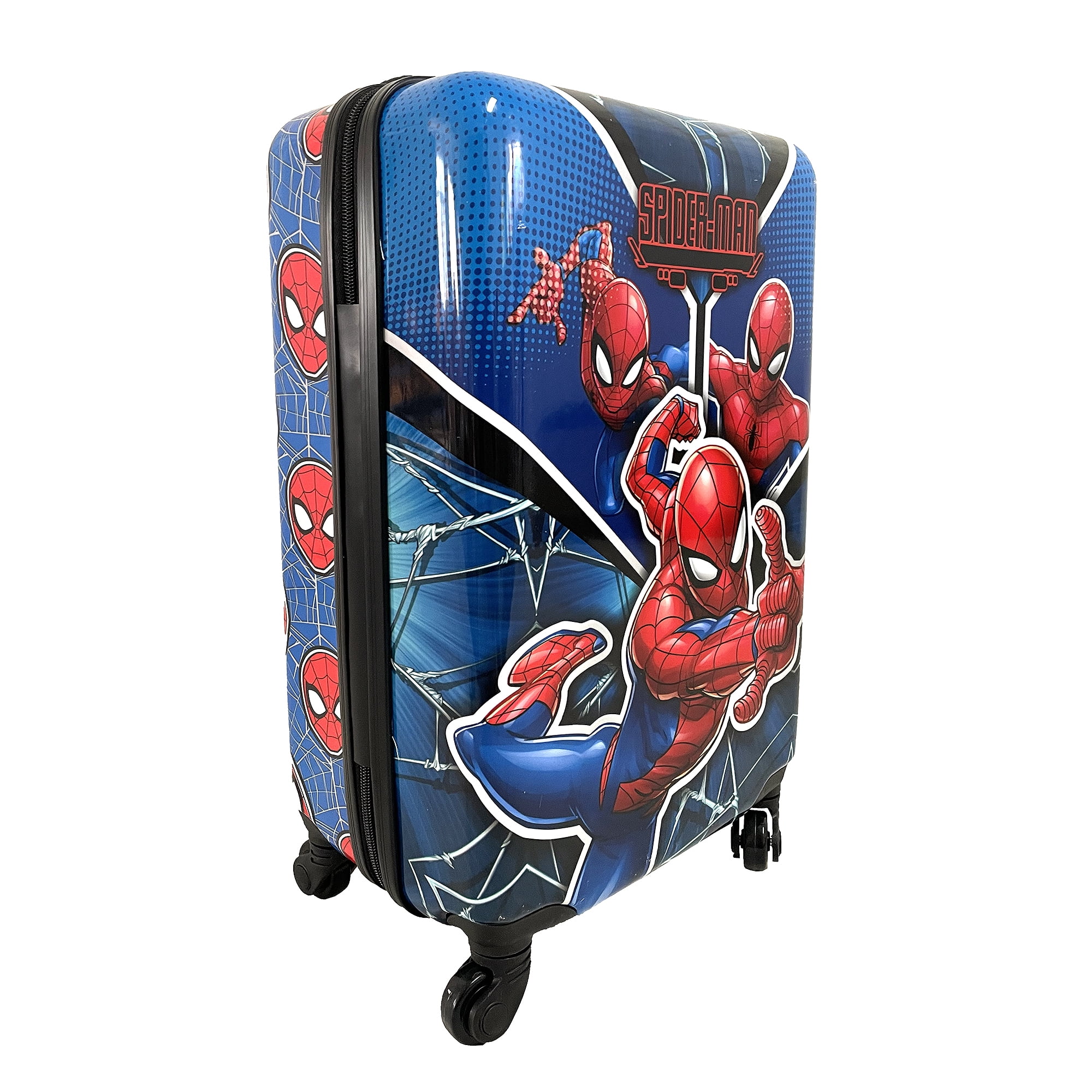 Black Marvel Molded Spiderman 8-Wheel Spinner Luggage Set (3-Pieces)