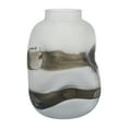 thumbnail image 3 of Sagebrook Home Glass, 14''h Dented Vase, Gray, 3 of 4