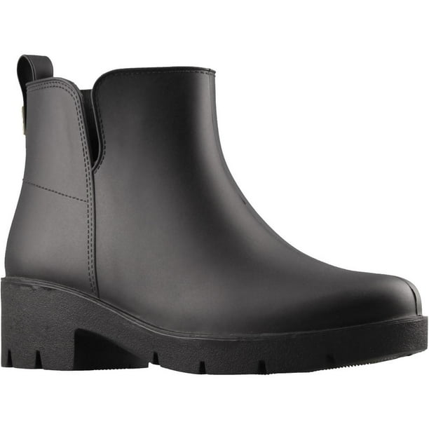 Botin Mujer TOP MODA Comodo Media Altura negro 23