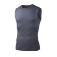 thumbnail image 3 of MELDVDIB Mens Crew Neck Tank Tops Quick Dry Stretchy Solid Color Sleeveless Summer Tops Basic Slim Workout Stylish Outfits, 3 of 4