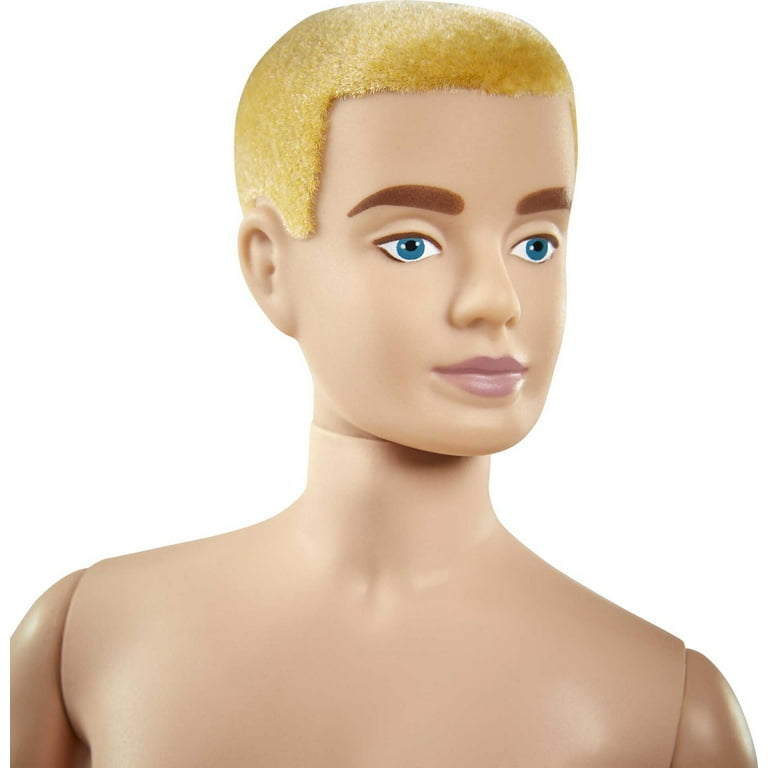 Barbie Signature Looks Ken Doll Blonde with Facial Hair Fully