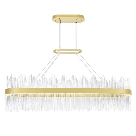 CWI Lighting Genevieve Transitional Metal LED Chandelier in Medallion Gold