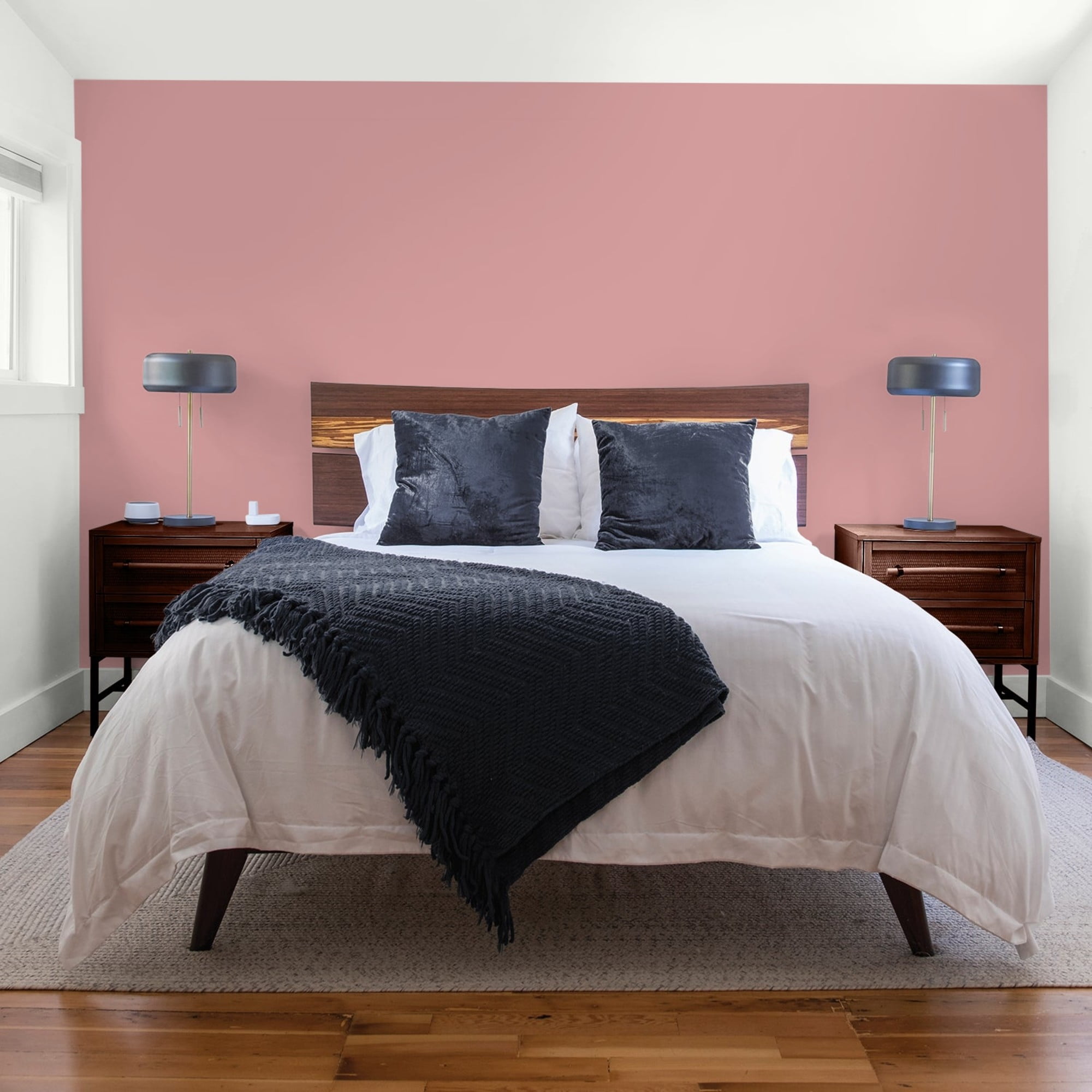 Glidden HEP Floral Tapestry / Pink, Flat Interior Paint with Primer, 1 Quart