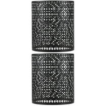 Set of 2 Decorative Hollow Lampshades for Home, Warm Light, Stylish and Functional Lamp Shade