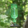 thumbnail image 3 of Perky-Pet 24 oz Green Antique Bottle Hummingbird Feeder, 3 of 6