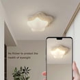 thumbnail image 2 of Cute Kid's Room Ceiling Lights Cream Yellow Travertine LED Dimmable Star Ceiling Fixture For Bedroom Living Room, 2 of 5