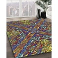 thumbnail image 3 of Ahgly Company Machine Washable Indoor Rectangle Transitional Green Area Rugs, 2' x 3', 3 of 7