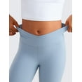 thumbnail image 5 of CRZ YOGA Girls Butterluxe Crossover Waist Yoga Flare Leggings Dance Casual Athletic Pants Bell Bottoms Kids Teen, 5 of 6