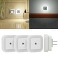 Set of 8 LED Night Light with Auto Dusk to Dawn Sensor Plug In Wall Square Light