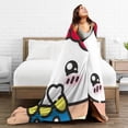 thumbnail image 4 of Hello Kitty Blanket, Super Soft Throw Blanket, Cozy Flannel Blankets For Boys Girls, Warm Blankets For Couch Sofa Bed, 50"X40", 4 of 9