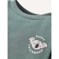 thumbnail image 4 of Cozy Cub Baby Boy 2pcs Cartoon Graphic Sweatshirt, 4 of 5