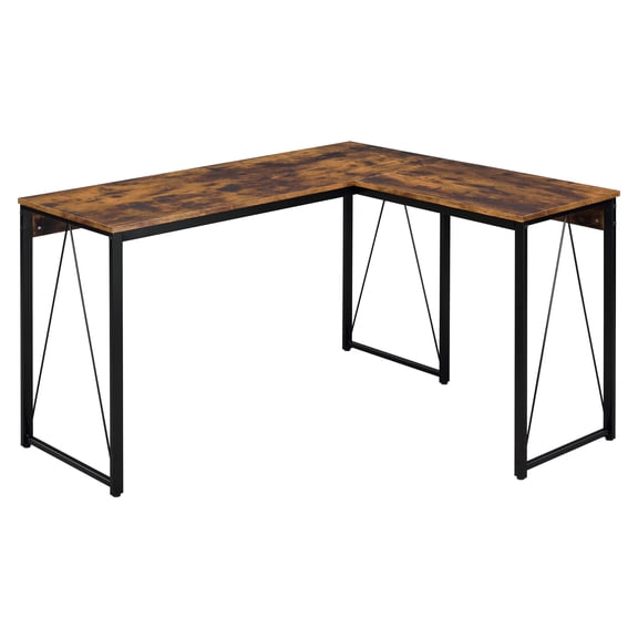 ACME Zetri Writing Desk in Weathered Oak and Black